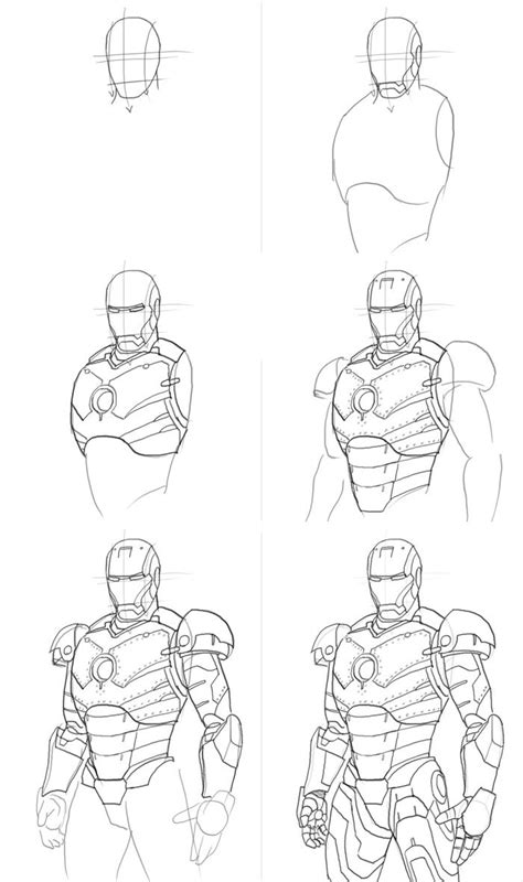 How to draw ironman full body video lesson. How2draw Ironman | Avengers drawings, Drawing superheroes ...
