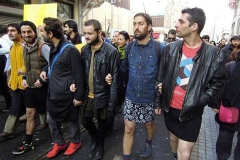 Turkish Men Miniskirts Ozgecan Aslan Protest