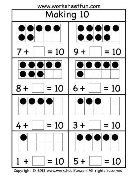 Addition With Ten Frames