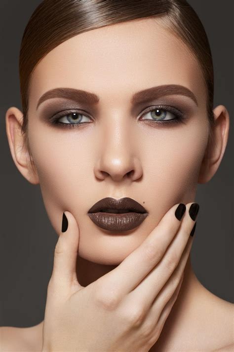 How To Rock The Dark Brown Lipstick Trend This Autumn Fashion Corner