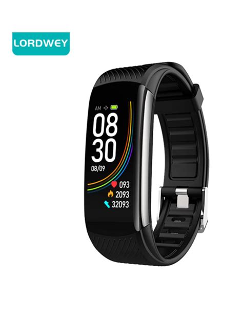 Lordwey New Ct Smartwatch Waterproof Heart Rate Sleep Monitor Fitness