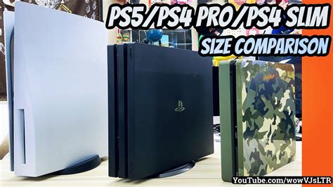 Ps5 Size Comparison To Ps4 Pro And Playstation 4 Slim The Playstation