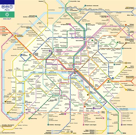 Paris Subway Map