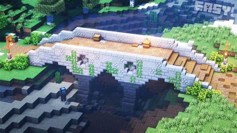 Large Medieval Bridge In Minecraft Youtube