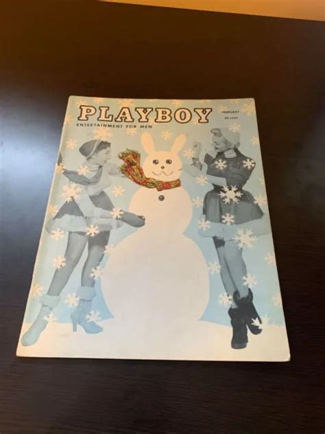 Original Playboy Magazine February Jayne Mansfield Centerfold Eur