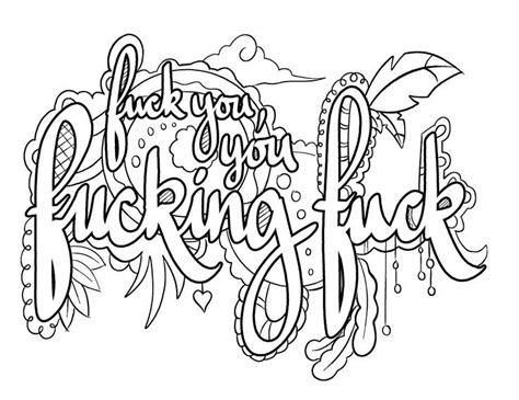 Word Dope Coloring Pages Dejanato