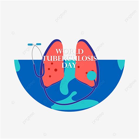 World Tuberculosis Day Vector Png Images Lungs Representing World