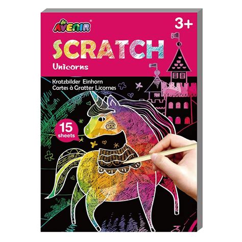 Avenir Scratch Art Unicorn Mini Scratch Book Holdson Limited Nz