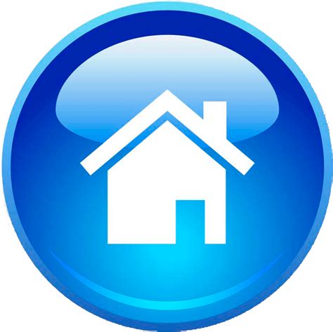 Blue Home Icon Png Clipart Full Size Clipart 3626151 Pinclipart