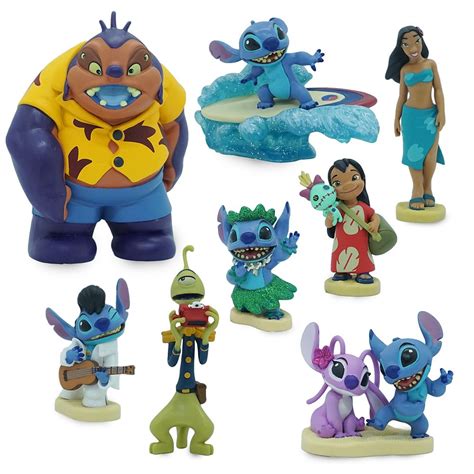 Lilo And Stitch 8 Figurine Set Disney