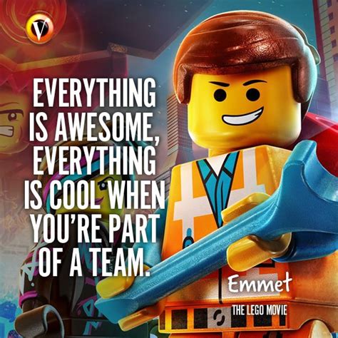 We bring you this movie in multiple definitions. Emmet (Chris Pratt) in The Lego Movie: "Everything is ...