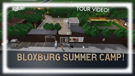 Bloxburg Summer Camp Tour 🌞 🏕 Youtube