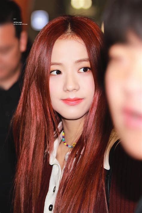 Just 20 Photos Of Red Haired Jisoo To Cleanse Your Soul And Brighten Your Day Koreaboo