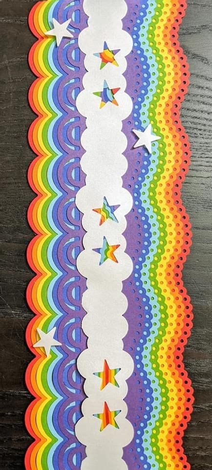 Rainbow Border Creative Memories Scrapbooking Scrapbook Borders