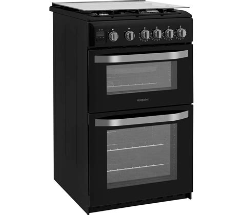 Hotpoint Hd5g00ccbkuk 50 Cm Gas Cooker Black Fast Delivery Currysie