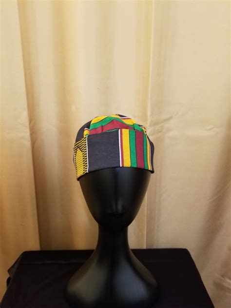 African Print Hat Kufi 100 Cotton Free Shipping In Box Etsy