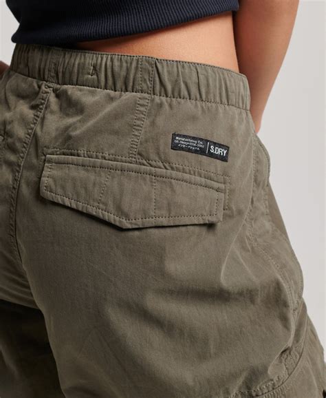 Womens Parachute Grip Pants In Green Superdry