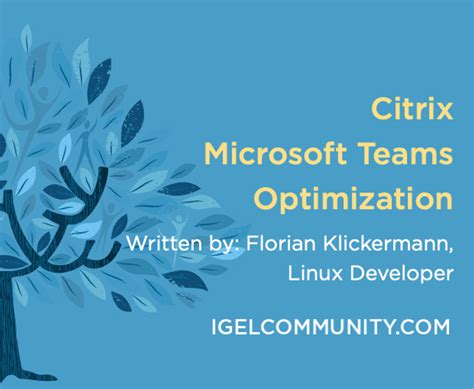 Citrix Microsoft Teams Optimization