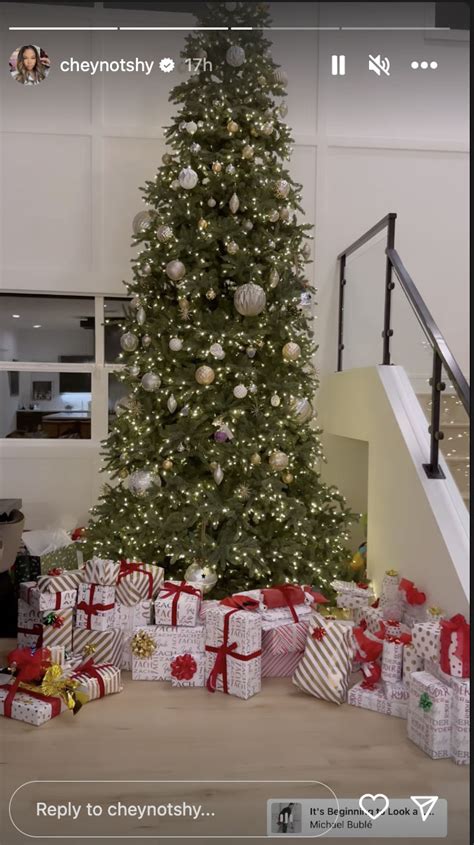 teen mom cheyenne floyd shows off massive over the top christmas tree at 2m la mansion in new