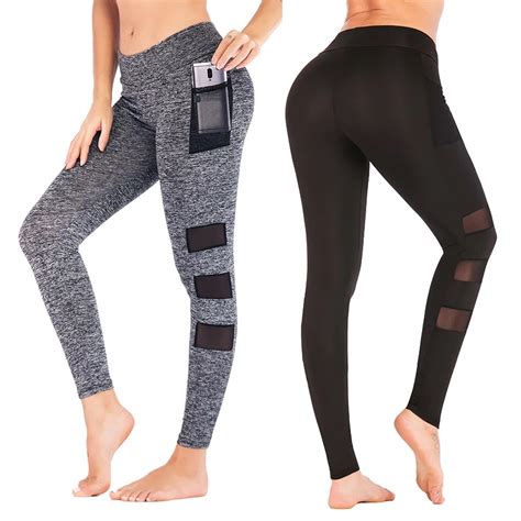 Ladies Exercise Leggings With Pockets