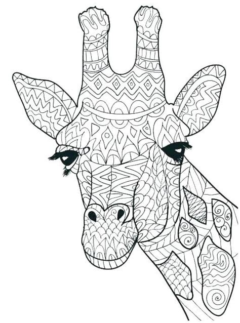 Coloring Mandalas Giraffe Coloring Pages Mandala Coloring Pages