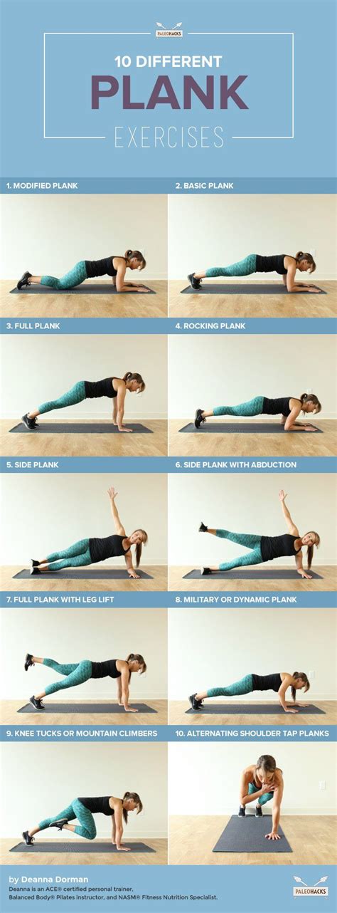 10 Essential Plank Exercises You Need To Try Exercise Inspiration