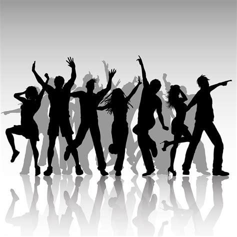 Party People Dancing People Dancing Dance Silhouette Sillouette Art