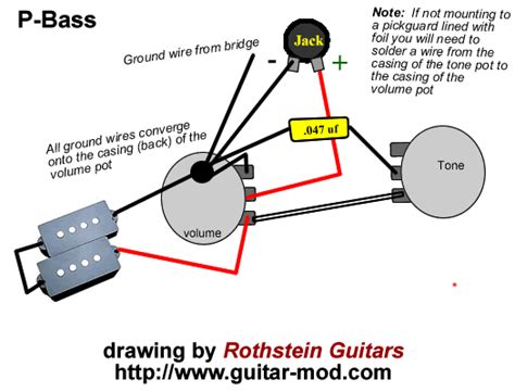 Free schematic diagrams for bass amplifiers, bass guitar pedal schematics, bass pickup wiring diagrams and a ton more. Read about capacitor upgrades here: