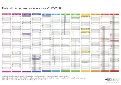 Imprimez Votre Calendrier Des Vacances Scolaires 2017 2018 Reponse Conso