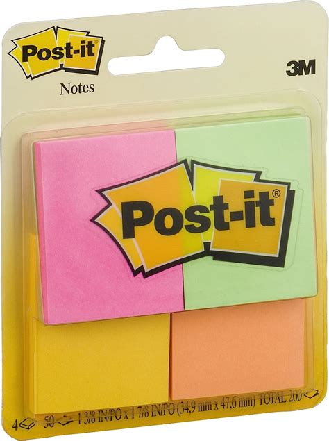 Post It Post It Note Neon 4pk By Post It Mfrpartno 653 4af