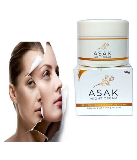Asak Derma Care Melanin Reducing Skin Whitening Night Cream 50 Gm Buy