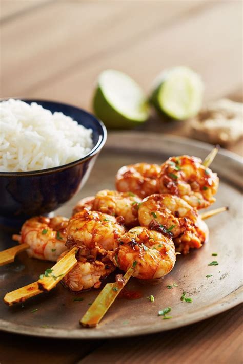 The goal here is to have gorgeously charred shrimp on the outside that is tender and juicy on the inside. Spicy Grilled Shrimp Skewers #grilledshrimp This grilled ...