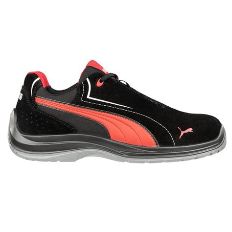 Puma Mens 643445 Touring Black Suede Low Composite Safety Toe Metal F That Shoe Store And More