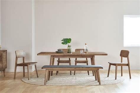 inspirasi desain meja makan kayu unik  minimalis courtina courtina