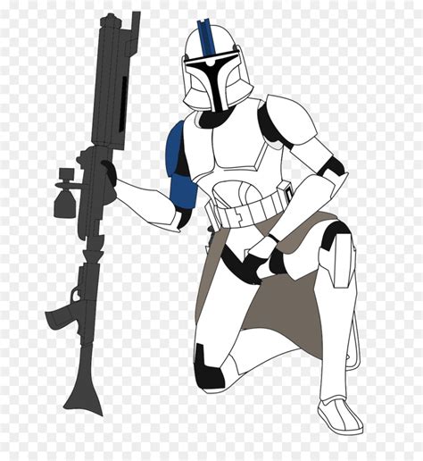 How To Draw A Clone Trooper From Star Wars