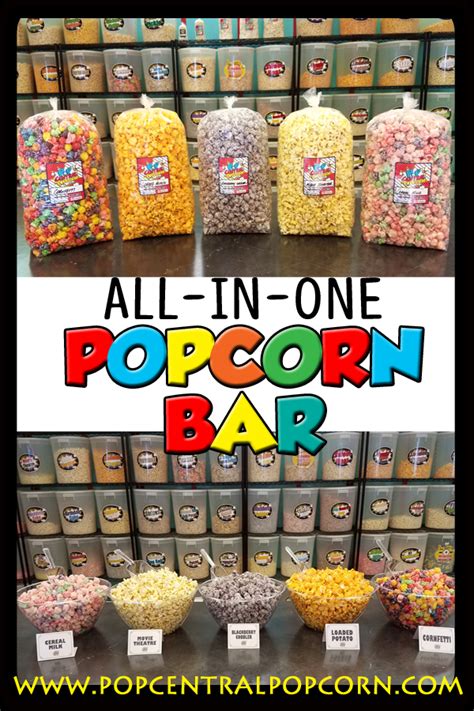 Popcorn Bar With All In One Pop Corn Bar