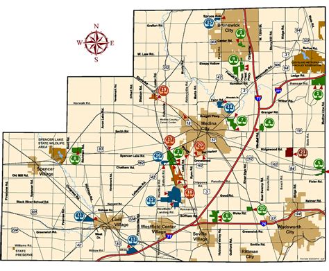 Medina County Parks Map