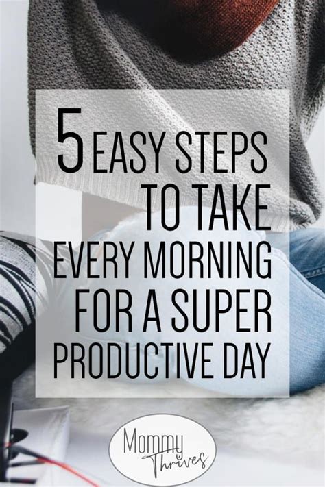 The Morning Routine Of A Work At Home Mom Mommy Thrives Productive