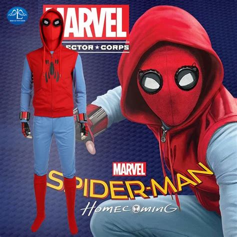 Spiderman Homecoming Cosplay Costume Tom Holland Costume Halloween