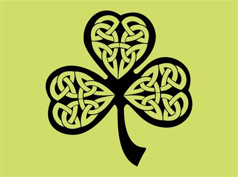 11 Clover Vector Free Download Images Four Leaf Clover Vector Free