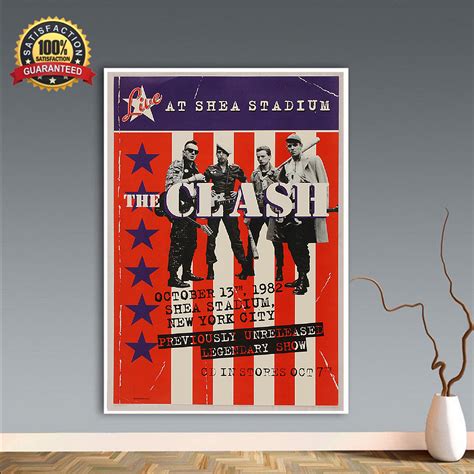 Vintage The Clash Poster The Clash Band Art Print No Frame Joe Strummer Poster Band Home