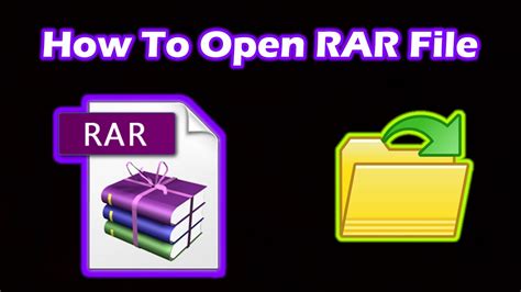 How To Open Rar File Youtube