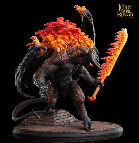Lord Of The Rings Balrog Demon Of Shadow And Flame Statue