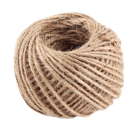 Craft Jute Burlap Ribbon Twine Rope Cord String Pack Roll Tan 2mm Dia