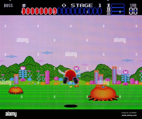 Space Fantasy Zone Pc Engine Cd Videogame Editorial Use Only Stock Photo Alamy