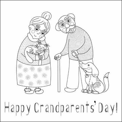 Grandfather coloring pages to print. Grandparents Day Coloring Pages - Best Coloring Pages For ...