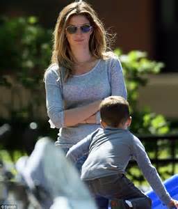 Gisele Bundchen Hugs Toms Ex Bridget Moynahan As She Drops Her Son