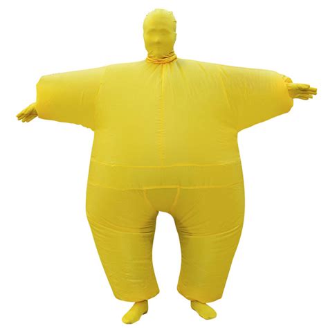 Inflatable Adult Chub Fat Masked Suit Fat Guy Costume Jumpsuit Party Holiday Ebay