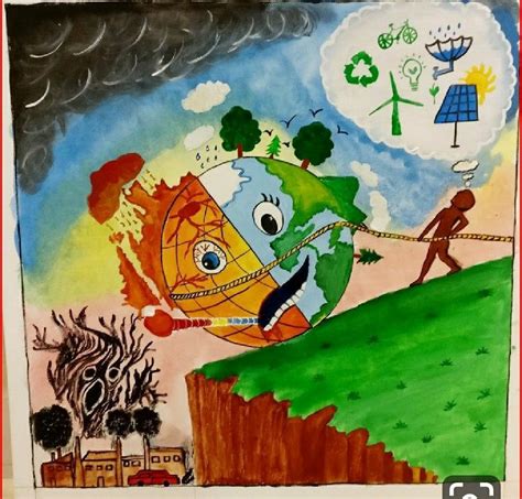 Poster Yang Berisi Gagasan Penanggulangan Pemanasan Global Kondisko Rabat