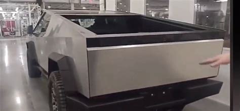 Tesla Cybertruck Prototype Shown In Detail In New Leaked Walkaround